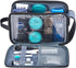 ZEEMO Toiletry Bag for Men, Extra Large Water-resistant Dopp Kit with Double Side Full Open Design, Shaving Bag for Toiletries and Shaving Accessories for Long Travel, Black