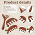 Trinkrittey 3 Pcs Wooden Head Scalp Massager Comb Hair Gua Sha Comb Wooden Hair Brush Head Massage Tool Hairs Scrubber