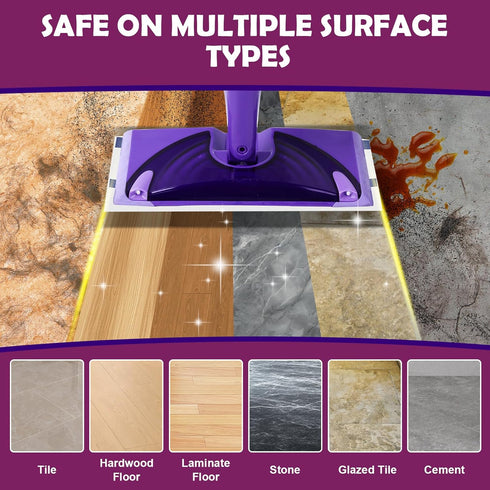 YHOVID (60) Mopping Pad Refill Compatible with Wet Jet Mop, Disposable Multi Surface Wetjet Hardwood Floor Cleaner