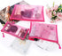 12 Pieces Zipper Nylon Mesh Pouch, Assorted Sizes Makeup Bags for Cosmetic, School Supplies, Travel