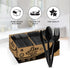 1000 Pcs Black Plastic Utensils Set, Disposable Forks, Spoons, Knives for 25 Guests, Packaging May Vary