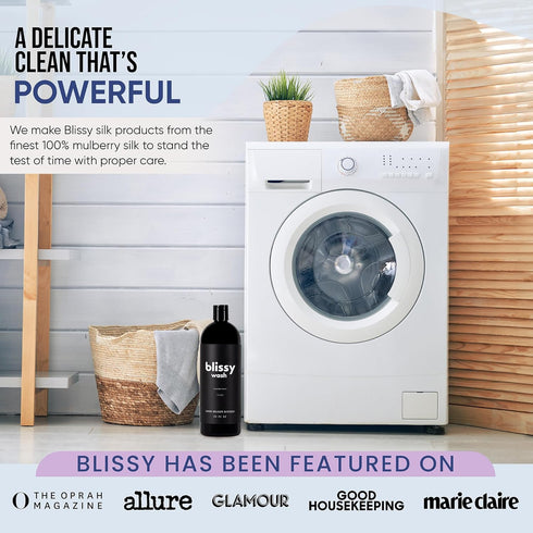 Plant Based Natural Laundry Detergent - Wool, Silk & Cashmere Detergent for Washing Machine - Naturally Scented