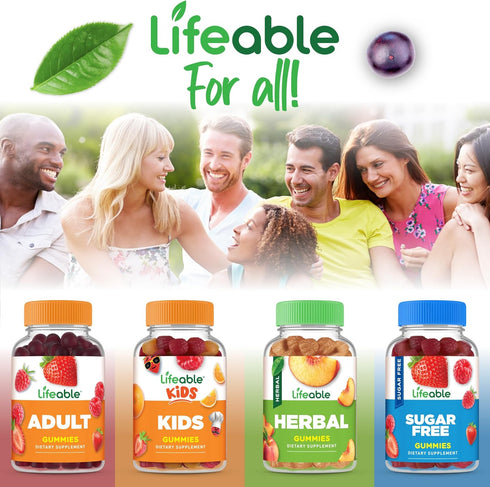 Gummies 90 Gummies Lifeable Prenatal Multivitamin for Women | Iron, Choline & Folic Acid | Prenatal Vitamins