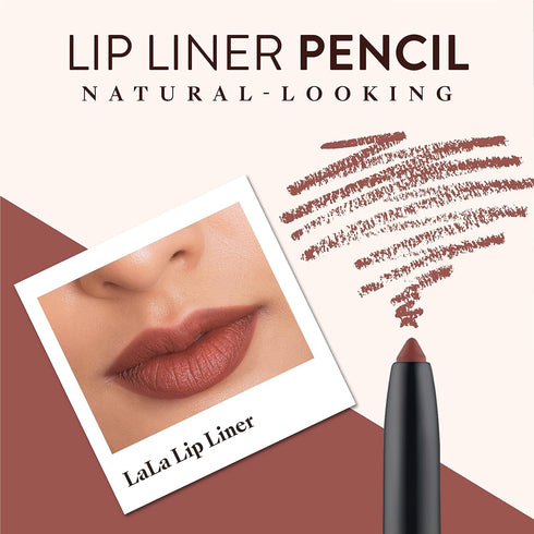 Mented Cosmetics La La Nude Waterproof Lip Pencil, Natural Vegan and Cruelty-Free Matte Lip Liner for Women