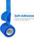 9 Rolls Self Adhesive Wrap Athletic Tape - Breathable Elastic Cohesive Bandage for Sports Injury & Pet (Dark Blue)
