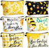 Reginary 6 Pcs Makeup Bags - Waterproof Multifunction Travel Cosmetic Pouch with Zipper for Women