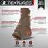 Sleeve Stars Ankle Support for Ligament Damage & Sprained Ankle - Pain Relief Brace for Women & Men (Single/Mocha Brown)