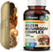 BIO KRAUTER Dozen Mushroom Complex Capsules, 2100 mg Blend, 100 Vegan Caps for Immune Support