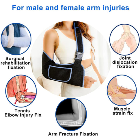 Immobilizer VISKONDA Arm Sling Shoulder - Rotator Cuff Support Brace - Comfortable Medical Sling for Shoulder