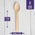 MATANA 100% Natural Disposable Bamboo Wooden Spoons, 5.5" Inch, 200 Pack
