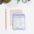 Knock Knock Paper Fortune Teller Nifty Note Pad, Oracle Gift Paper Fortune Teller Pad, 4 x 5.25 inches