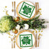 Heyiminy 40Pcs 6.5 Inch St Patricks Day Napkins, Shamrock Napkins, Disposable Green Lucky Clover Cocktail Beverage