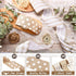 3 Rolls Burlap Wired Ribbons, 2.5 Inch x 15 Yards, Plaid Wrapping, Striped Gingham for DIY Crafts, Home Decoration