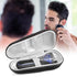 Linkidea Electric Razor Bag for Travel, Portable Protective Storage Box for Electric Shaving Accessories, Black