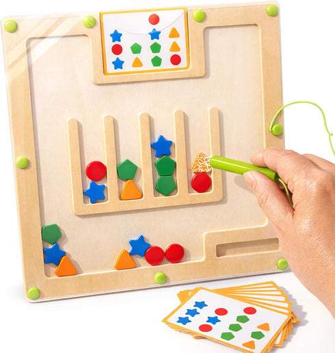 PHIELEY Magnetic Activities for Dementia Patients, Colorful Shape Matching Alzheimers Products for Elderly,