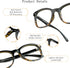 LifeArt Blue Light Blocking Glasses - Anti Eyestrain, Computer Reading Glasses for Women Men (Tortoise, No