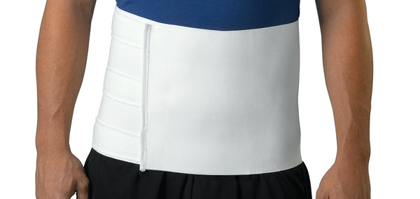 Medline Universal Abdominal Binders - Premium 3-Panel Elastic, 9-Inch High, 27-48 Inch Hip Circumference