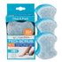 Spongables Pedi Scrub Foot Exfoliating Sponge, Clean & Fresh, 20+ Wash, 3 Count