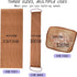 3 Pcs African Exfoliating Net Sponge, Washcloth Scrubber Shower Essentials African net Bath Sponges Bathing Shower Cloth Kit for Back, Body, Face- Brown