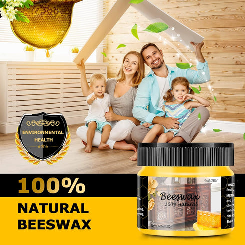 CARGEN Beeswax Furniture Polish, 2pcs Wood Seasoning Beeswax for Protecting Furniture and Floors