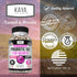 Kaya Naturals Probiotic 50 Billion CFU | 60 Vegetable Capsules for Women, Men, Gut Health & Immune Support