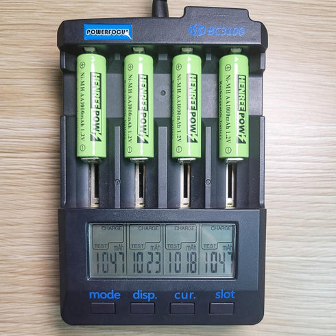 Henreepow Rechargeable AA Batteries, 12 Pack 1000mAh Pre-Charged for Outdoor Solar Lights, String Lights