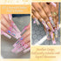 RODAKY 46PCS Dollar Nail Charms - Gold 3D Crown Nail Jewelry with Crystal Rhinestone for Luxury Nail Decoration