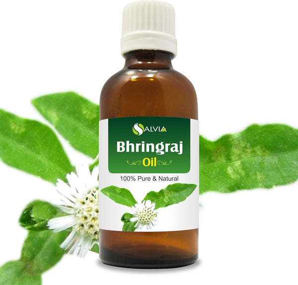 Salvia Bhringraj Oil (Eclipta alba) 100% Pure & Natural, Undiluted Cold Pressed Premium Oil for Aromatherapy
