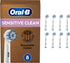 Braun Oral-B Sensitive Clean Toothbrush Heads, Pack of 8 for Gentle Cleaning