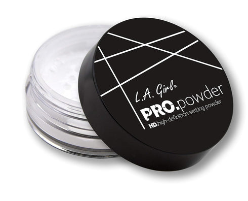 L.A. Girl Pro Powder High Definition Setting Powder, Translucent Pack, Matte Finish, Clear, 3 Count