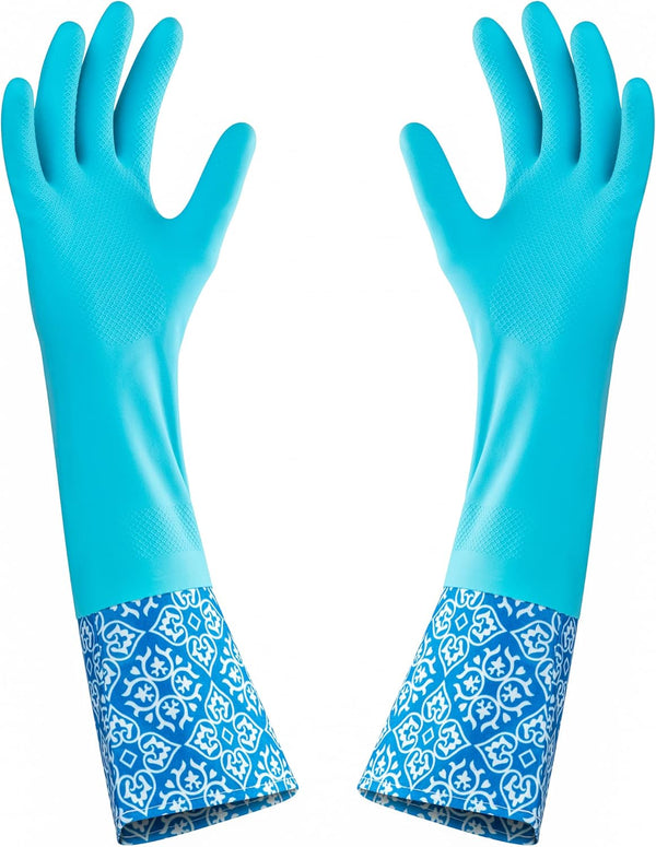 DecorRack Household Cleaning Gloves - Reusable Medium-Sized Multi-Purpose Gloves, 1 Pack Random, 4 Pack Assortment