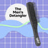 Wet Brush Detangling Hair Brush for Men - Black, Stimulates Scalp & Beard for Fuller Stronger Hair, Intelliflex