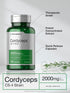 Horbaach Cordyceps Mushroom Capsules 2000mg | 200 Count | Non-GMO CS-4 Strain Cordyceps Sinesis Herbal Supplement