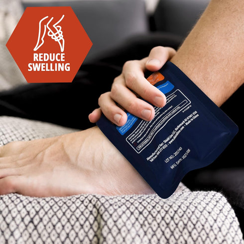 MED PRIDE Reusable Gel Pads (2 Pack) for Hot & Cold Therapy - Microwavable Heating Pads & Ice Packs for Injuries,