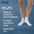 Seamless JOBST SensiFoot Diabetic Support Socks for Men and Women with Toe and Moisture Management - Extra Padding