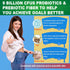 Butyrate Gummies with Probiotic + Prebiotic + Postbiotic - 9 Billion CFU for Digestive Health and Bloating Support