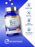 Carlyle Vitamin B12 Sublingual 2500 mcg - 250 Fast Dissolve Tablets, Cyanocobalamin Supplement with Folic Acid for