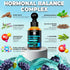 Liquid Hormone Balance Supplements for Women & PMS Relief - Menopause Support PMS Vitamins Menstrual Cramp Relief - PMS