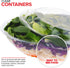 Stock Your Home 64oz Clear Plastic Salad Bowls with Lids, 10 Pack Extra Large Disposable Takeout Containers