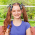 MTLEE Volleyball Hair Ties - 24 Pcs Black and White Bow Accessories for Girls and Women
