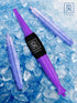 Premium Ice Pipe Hookah Hose - Purple Ice Hookah Set with 2 Reinforced Cooling Packs & Soft Grip - Hookah Mouthpiece