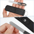 Metal Nail File with Case, Ymapinc 2 Pack Stainless Steel Double Sided Grit Nail Files with Leather Cases