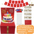 JINSTABAG 3D Birthday Money Box for Cash Gift, Money Pull Box with Music Light Cake and DIY Number Placard for Any Age