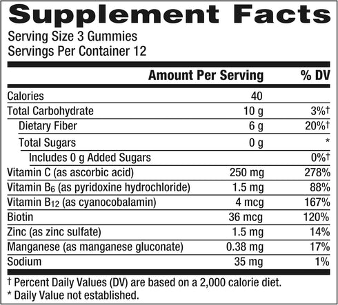 Emergen-C Zero Sugar Immune Support Adult Gummies, 36 Count
