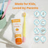 Himalaya Botanique Kids Toothpaste, Herbal Orange Flavor, Fluoride-Free, 4 Oz, 1 Pack, Gentle & Vegan
