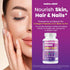 NUTRA ELMT 5 60 Beef Organ Supplement for Women (Made in USA) Enhanced w Biotin, Collagen Peptides & Zinc - Organ Blend