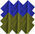XTHEL Microfiber Cleaning Cloth-12 Pack (6 Blue+ 6 Green), 7x6 Inches, Individually Wrapped,