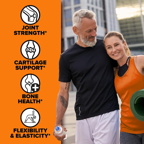 Labrada Nutrition Elastijoint, Orange Flavor, Glucosamine Joint Support Supplement Powder for Men & Women