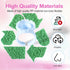 NXJ INFILILA Glue Rings, 100PCS Disposable Plastic for Eyelash Extensions, Nail Art, Tattoo Holder