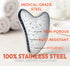 Stainless Steel Gua Sha Tool for Face & Neck Facial Massage Tool for Lymphatic Drainage, Depuffing, Jawline Sculpting